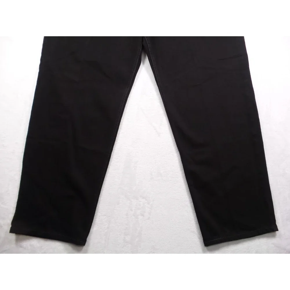 Vintage Levis Mens Jeans 44 x 30 Black Denim 550‎ Tapered Leg Relaxed Fit NWT